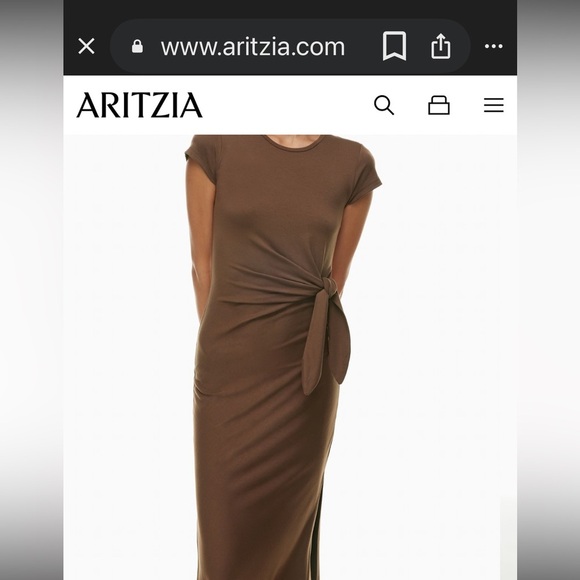 Aritzia Wilfred Fortune Maxi lilac dress size Medium - Picture 9 of 9